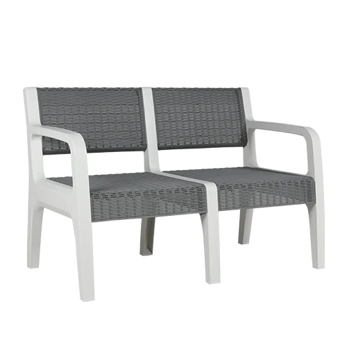 OSC-R 2 Seater - Kursi Sofa Plastik Rotan Modern - Rattan Chair